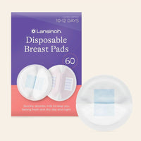 Lansinoh Ultra Thin Stay Dry Nursing Breast Pads 60 pcs - Miu Mau Collectibles
