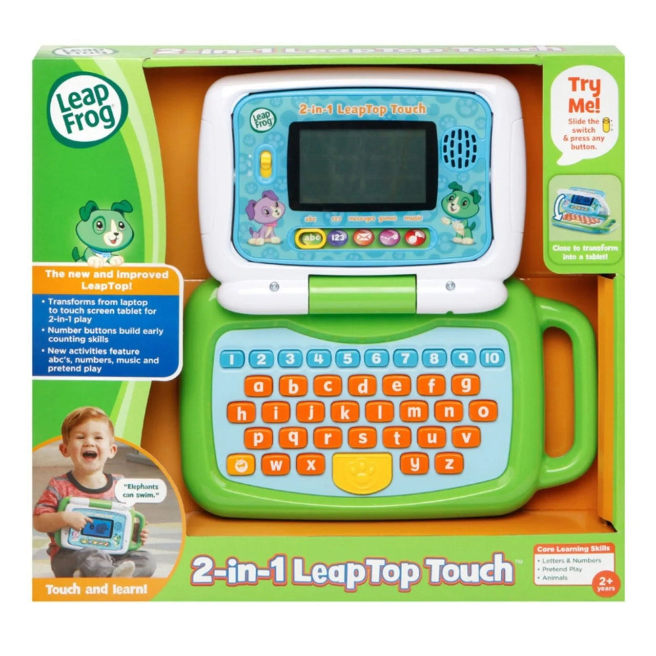 LeapFrog 2 - in - 1 LeapTop Touch Laptop - Miu Mau Collectibles