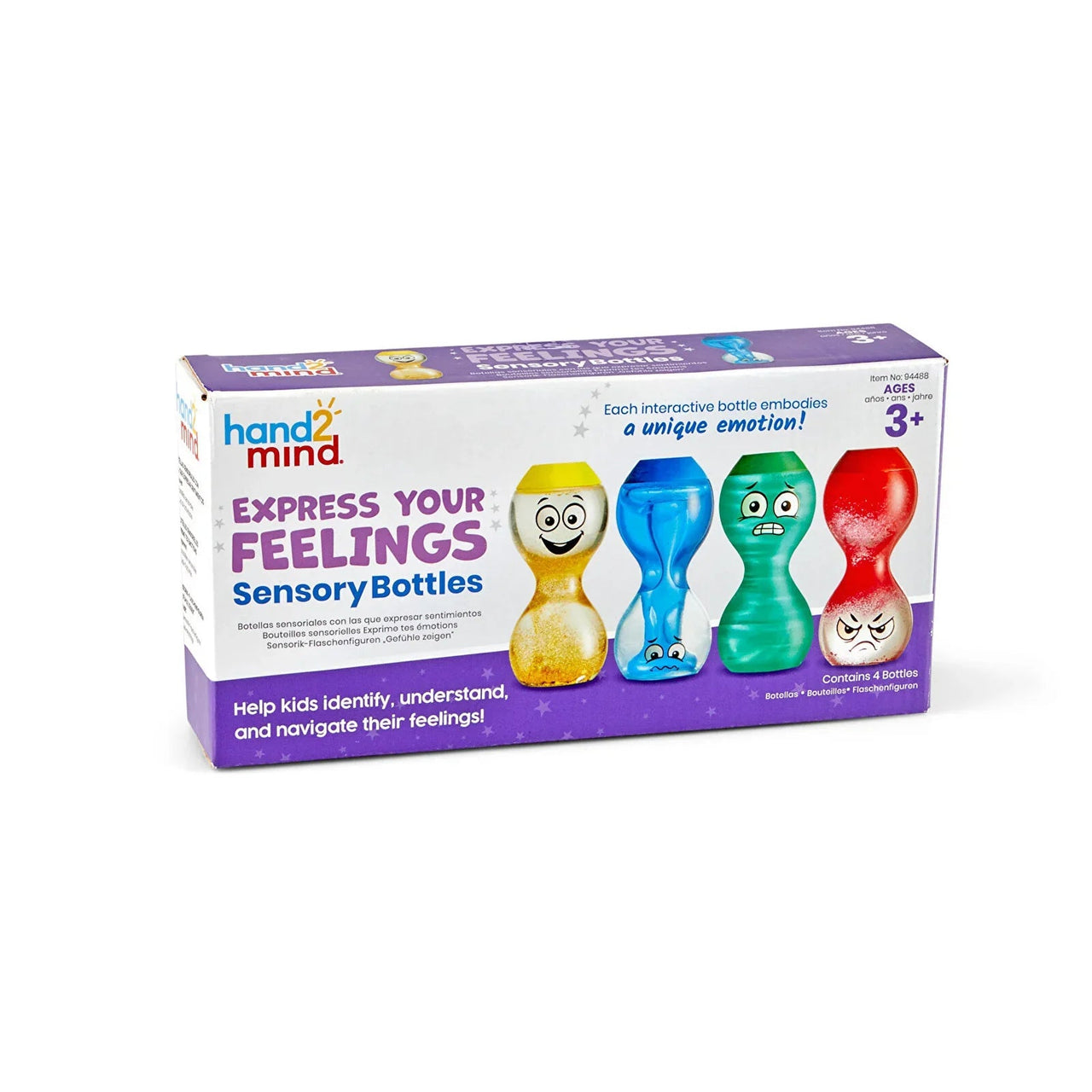 Learning Resources Express Your Feelings Sensory Bottles - Miu Mau Collectibles