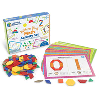 Learning Resources Pattern Block Math Activity Set - Miu Mau Collectibles