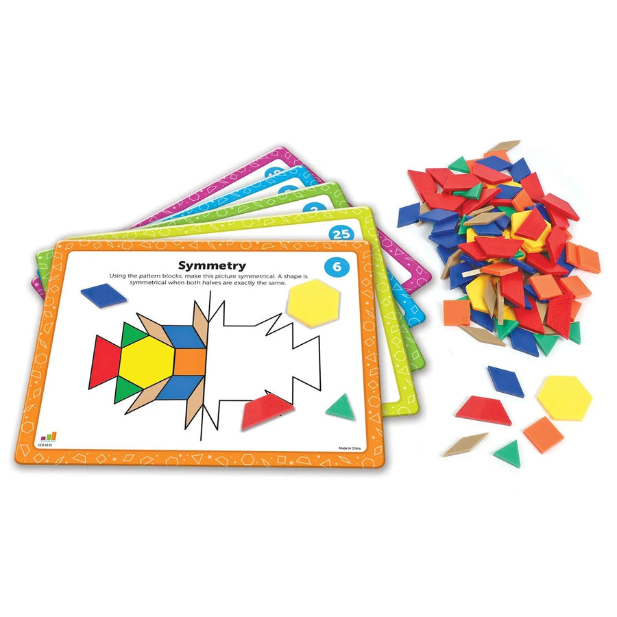 Learning Resources Pattern Block Math Activity Set - Miu Mau Collectibles