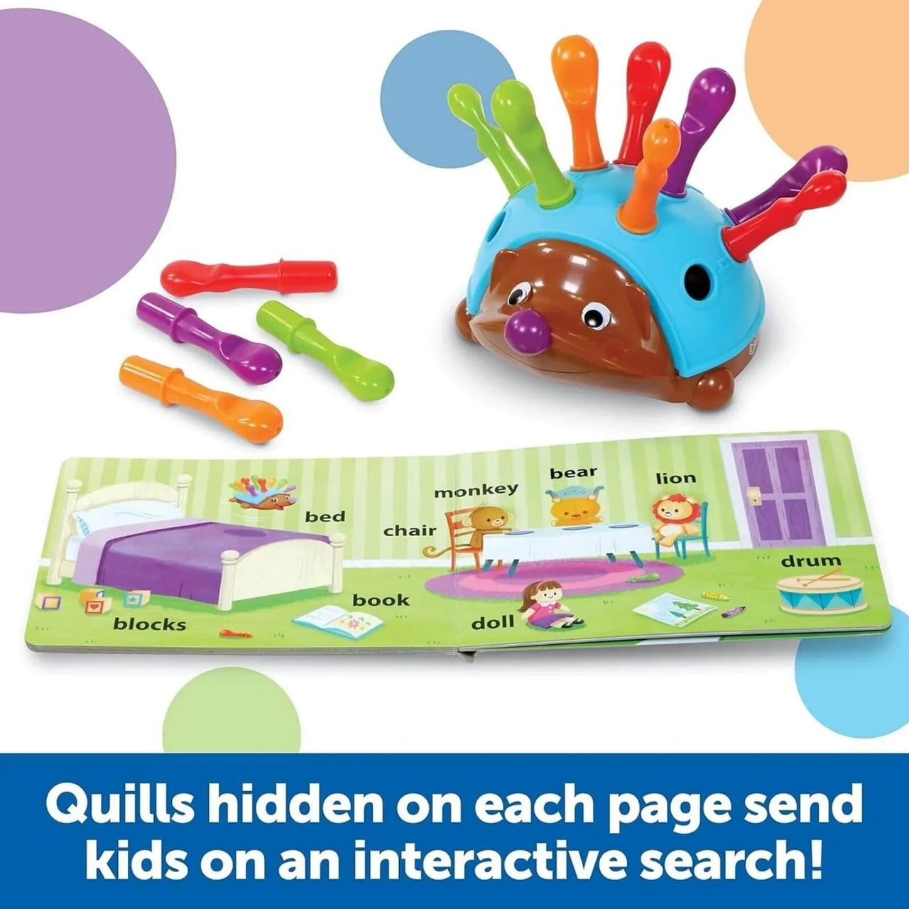 Learning Resources Spike the Fine Motor Hedgehog First Word - Miu Mau Collectibles