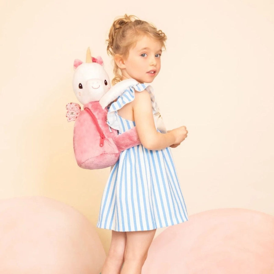 Lilliputiens Plush Backpack - Unicorn Lena - Miu Mau Collectibles