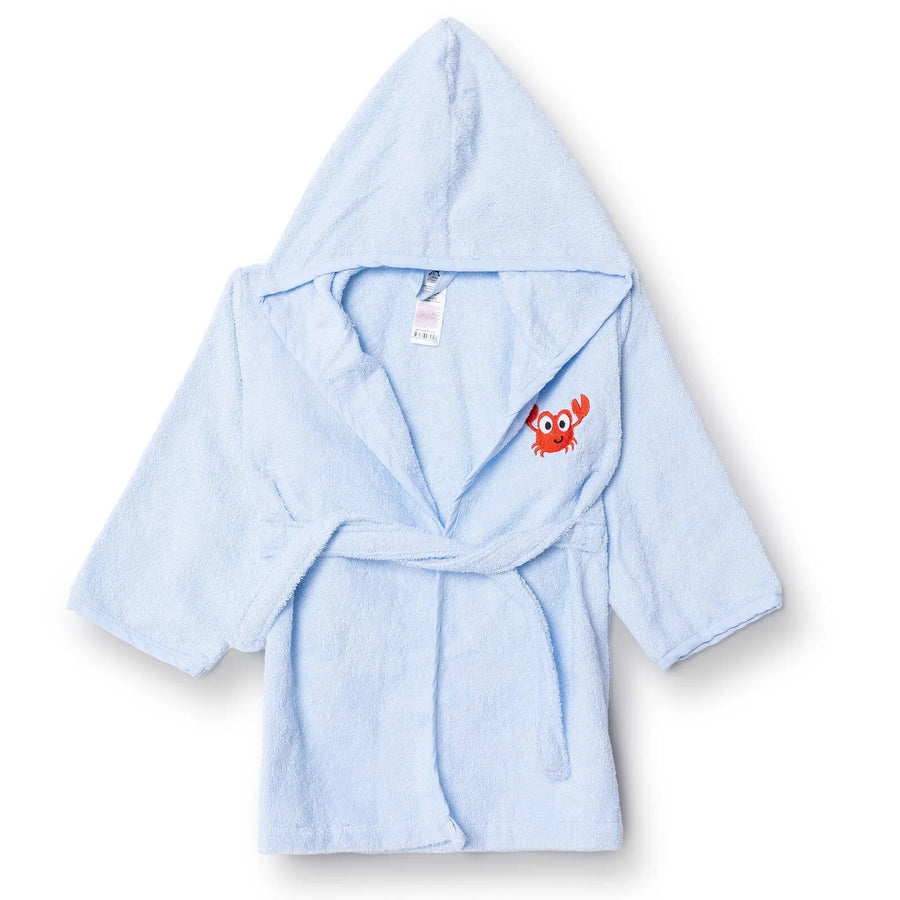 Little Dreams Boy Baby Bathrobe - Blue - Miu Mau Collectibles