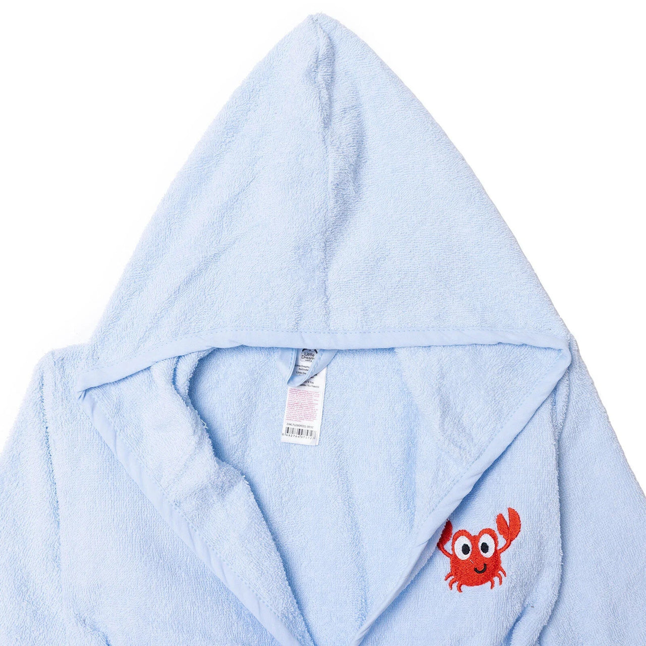 Little Dreams Boy Baby Bathrobe - Blue - Miu Mau Collectibles