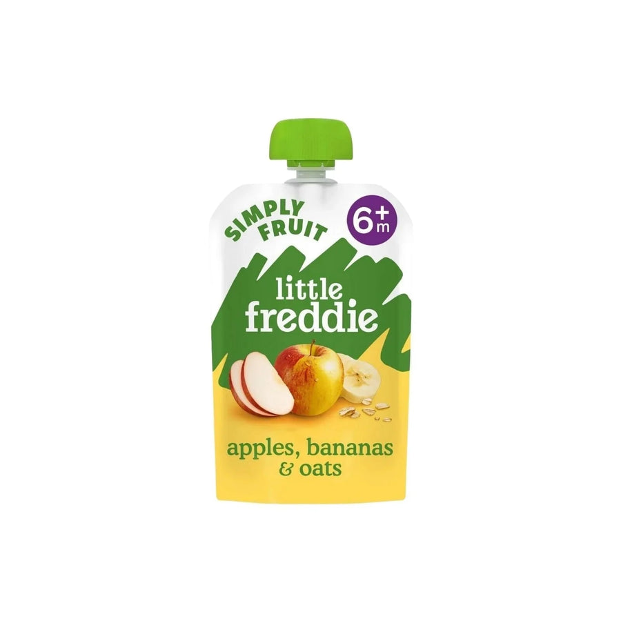 Little Freddie Organic Apples Bananas & Oats Baby Food Pouch 6+ months 100g - Miu Mau Baby & Kids Store