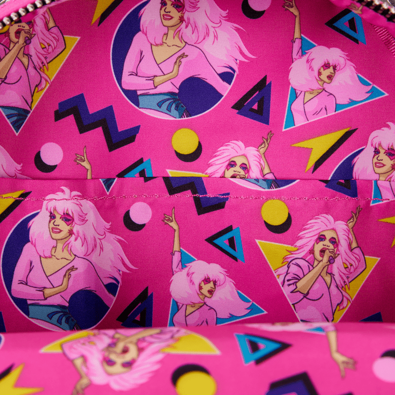 Loungefly Jem and the Holograms Glitter All - Over Print Mini Backpack - Miu Mau Collectibles