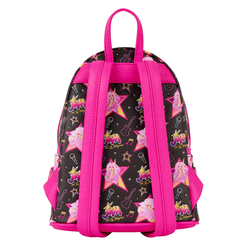 Loungefly Jem and the Holograms Glitter All - Over Print Mini Backpack - Miu Mau Collectibles