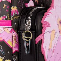 Loungefly Jem and the Holograms Glitter All - Over Print Mini Backpack - Miu Mau Collectibles
