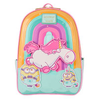 Loungefly Minions Fluffy Unicorn Rainbow Mini Backpack - Miu Mau Collectibles