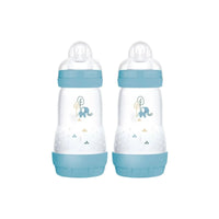 MAM Easy Start Anti Colic Bottle 260ml Pack of 2 - Blue - Miu Mau Collectibles