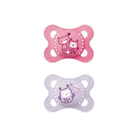 MAM Original Soother 0 - 6 months Pack of 2 - Pink - Miu Mau Baby & Kids Store