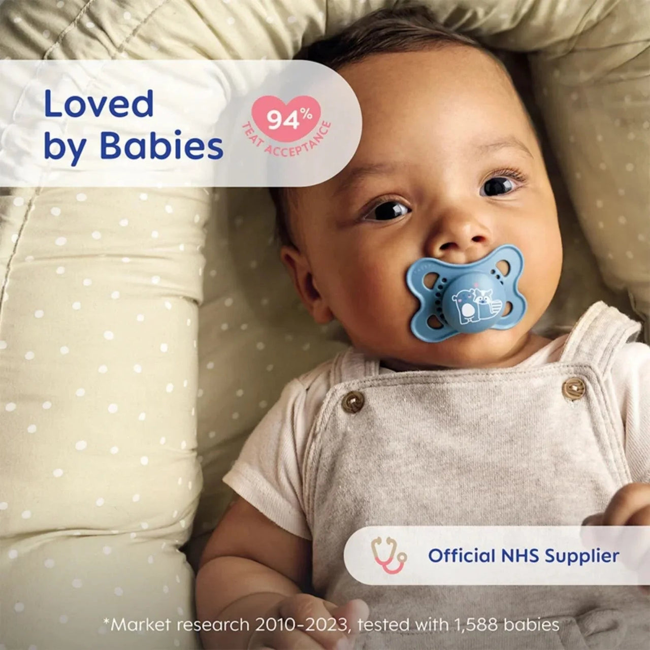 MAM Original Soother 0 - 6 months Pack of 2 - Pink - Miu Mau Baby & Kids Store