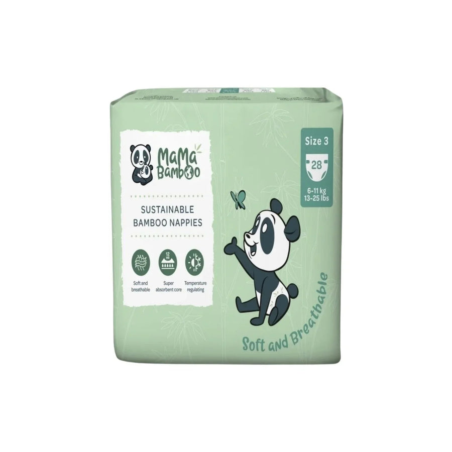 Mama Bamboo Sustainable Bamboo Size 3 - 28 nappies - Miu Mau Collectibles