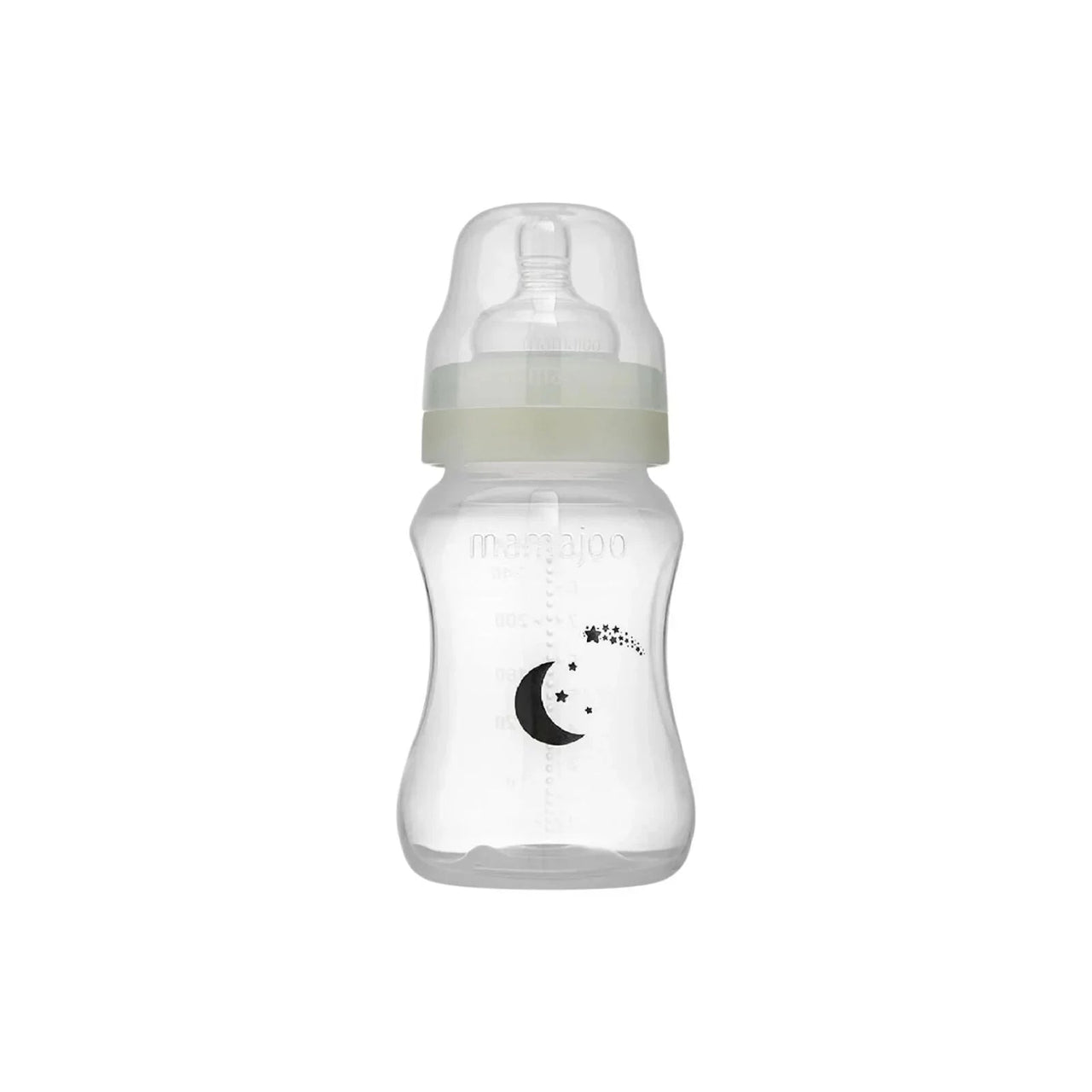 Mamajoo Anti - Colic Glow PP Baby Bottle 6+ months 250ml - Miu Mau Collectibles