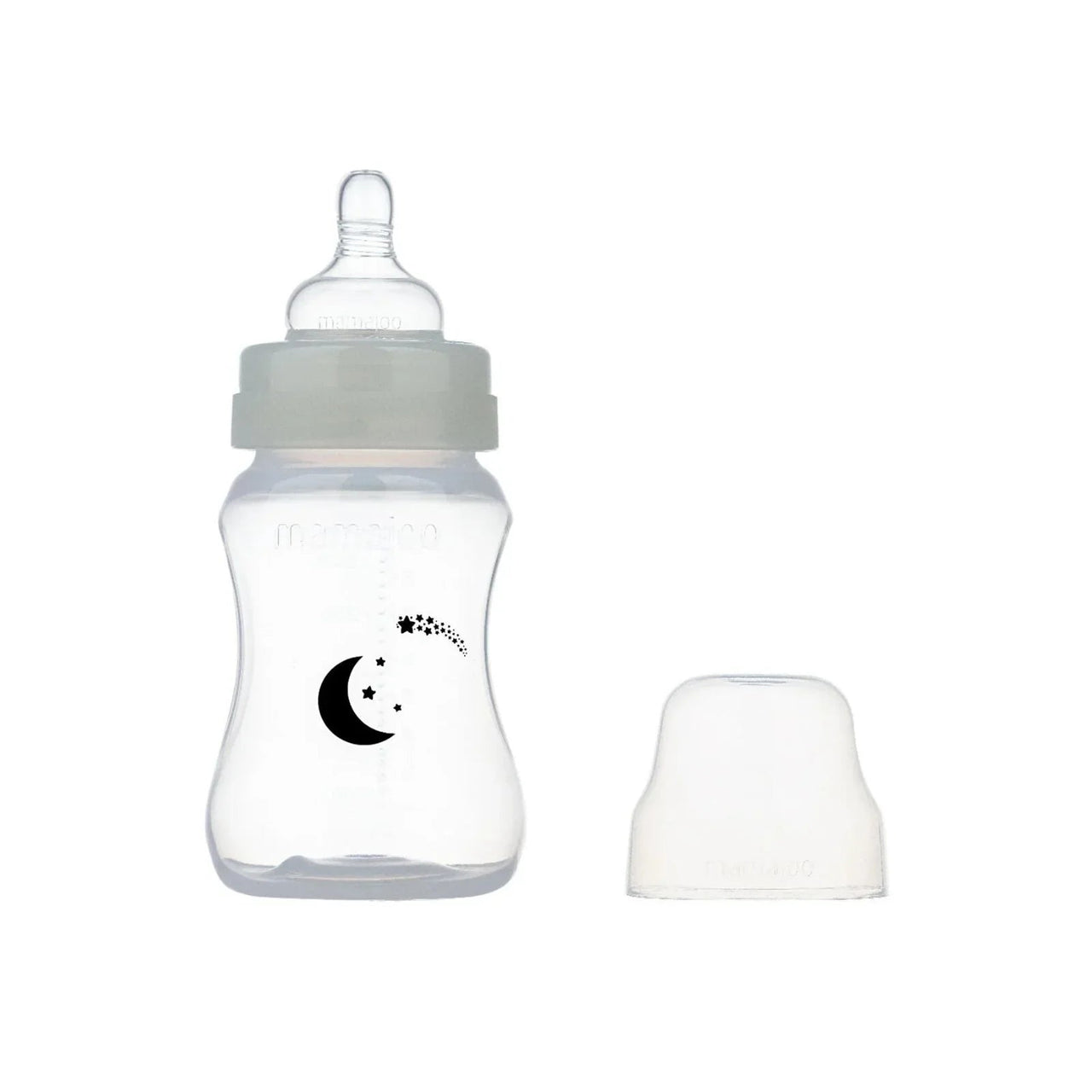 Mamajoo Anti - Colic Glow PP Baby Bottle 6+ months 250ml - Miu Mau Collectibles
