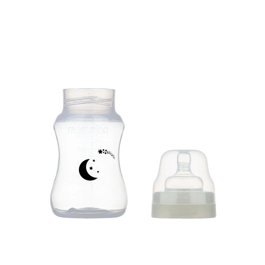 Mamajoo Anti - Colic Glow PP Baby Bottle 6+ months 250ml - Miu Mau Collectibles