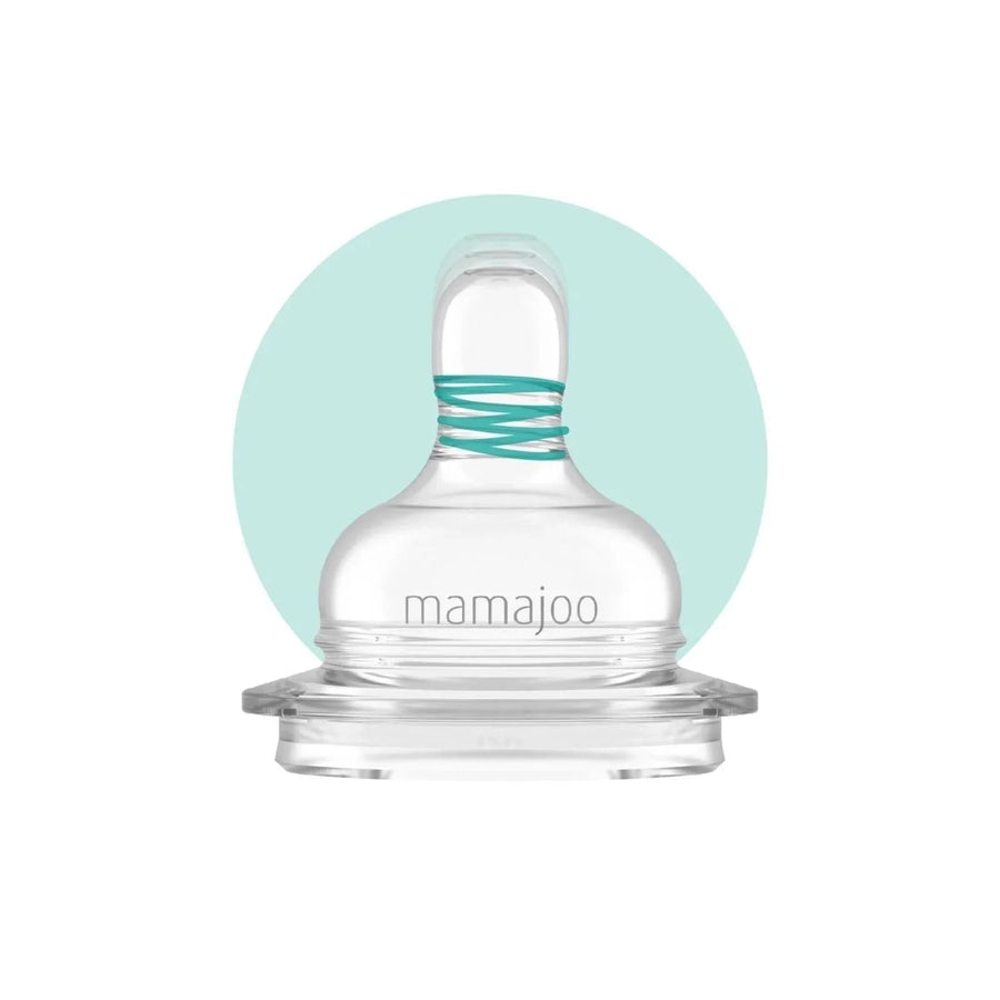 Mamajoo Anti - Colic PP Baby Bottle Slow Flow 0+ months 150ml - Silver - Miu Mau Collectibles