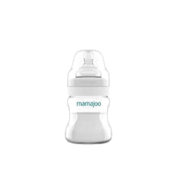 Mamajoo Anti - Colic PP Baby Bottle Slow Flow 0+ months 150ml - Silver - Miu Mau Collectibles
