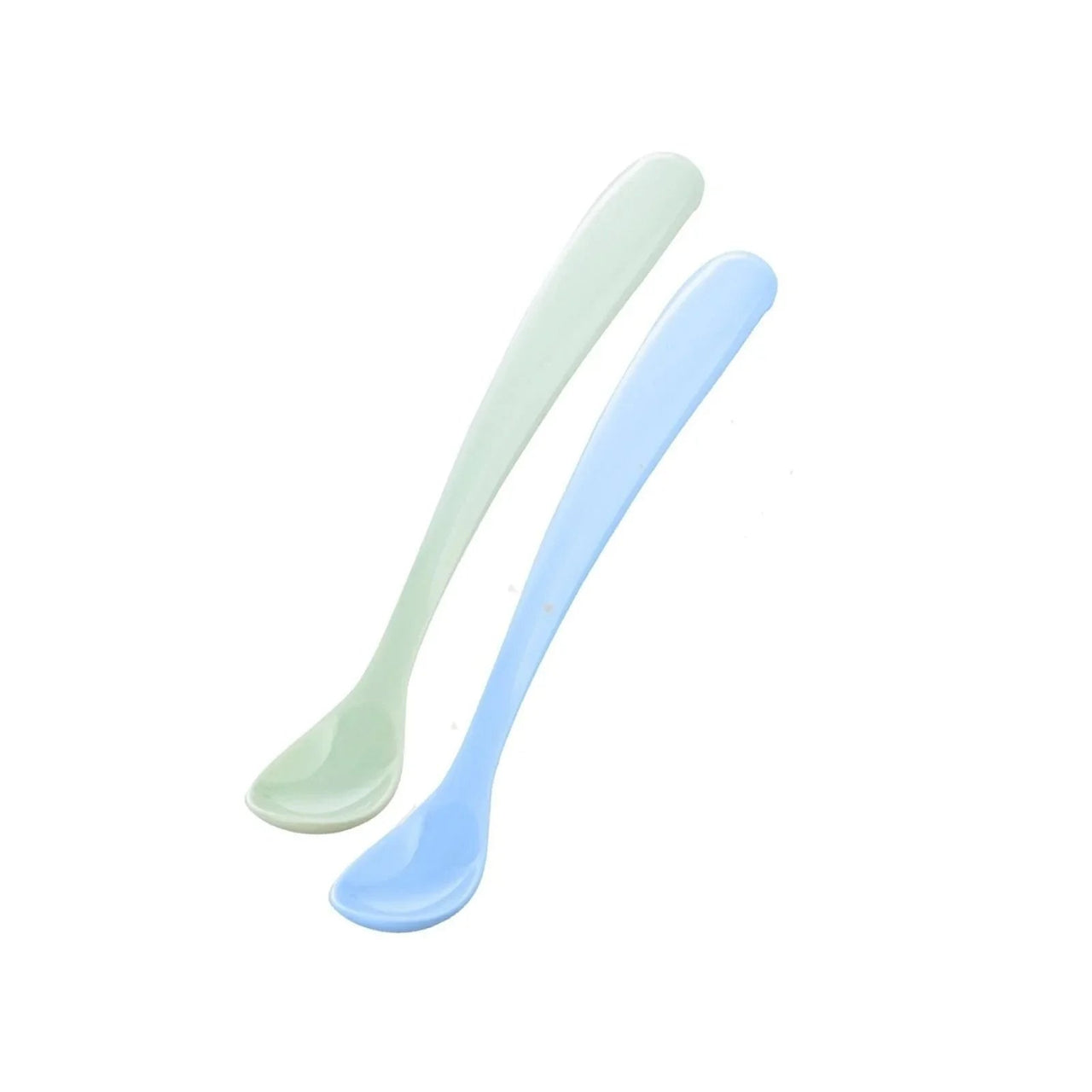 Mamajoo Silicone Spoons with Case Pack of 2 - Green & Blue - Miu Mau Collectibles