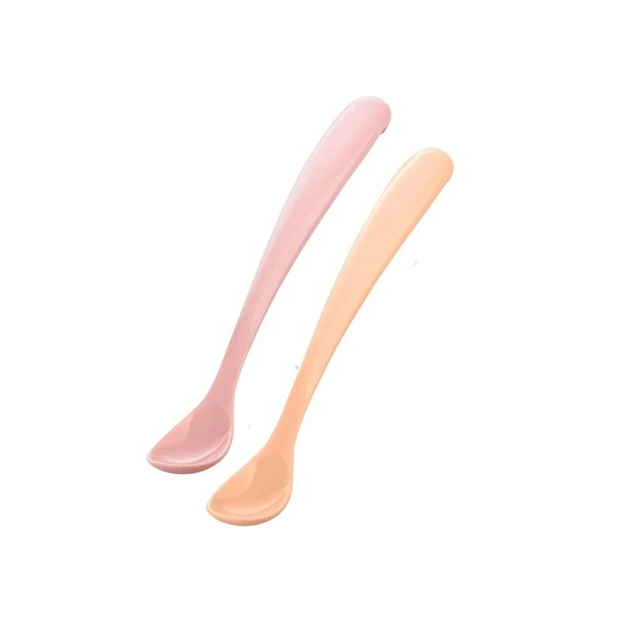 Mamajoo Silicone Spoons with Case Pack of 2 - Powder Pink & Blush - Miu Mau Collectibles