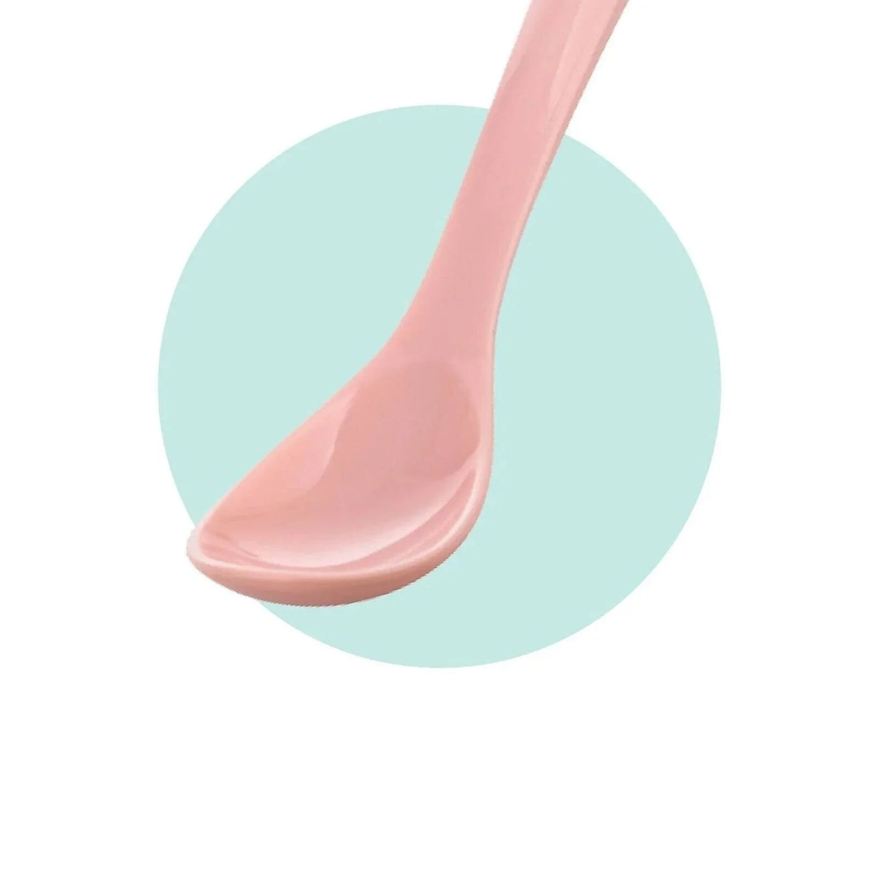 Mamajoo Silicone Spoons with Case Pack of 2 - Powder Pink & Blush - Miu Mau Collectibles