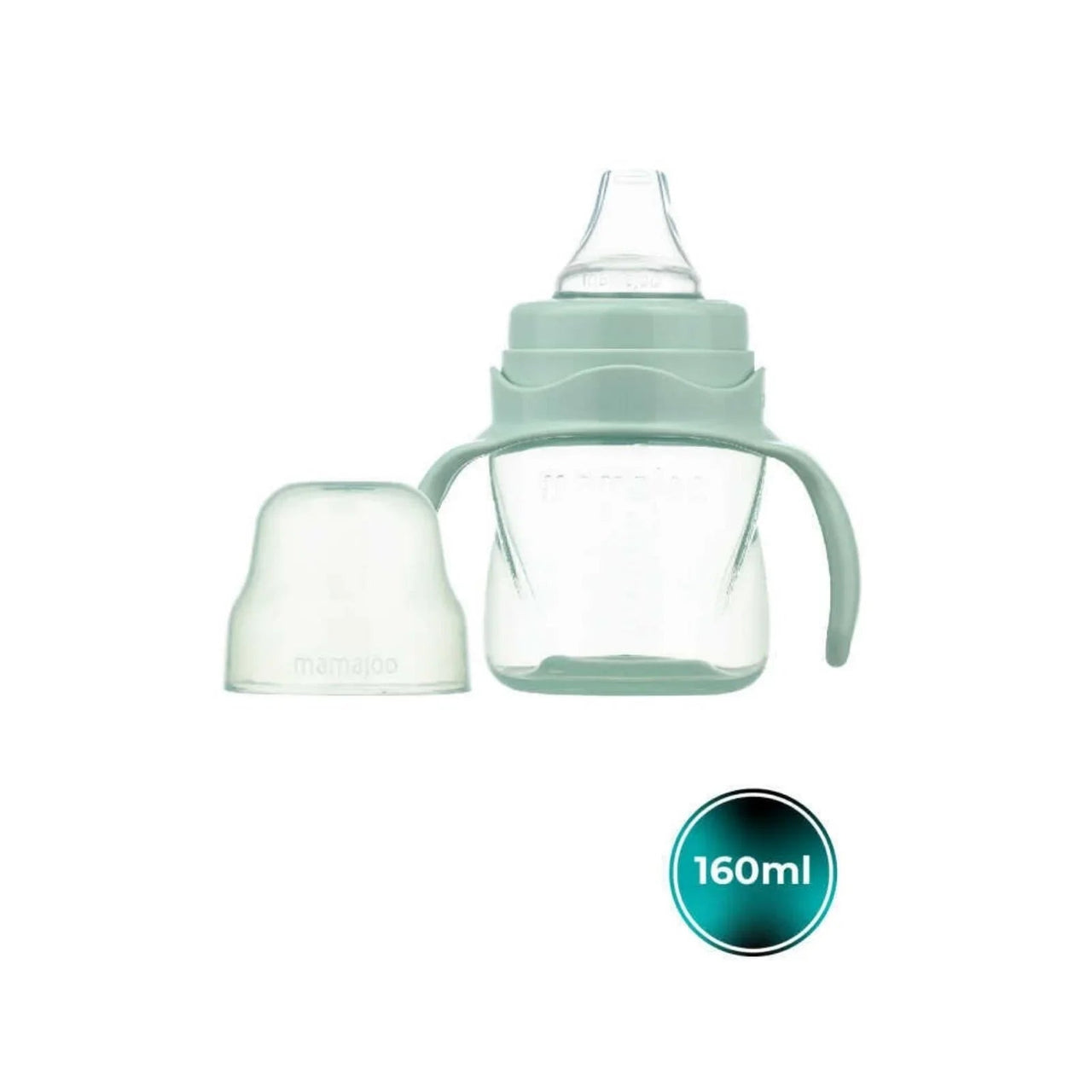 Mamajoo Training Cup with Handles 6+ months 160ml - Powder Green - Miu Mau Collectibles