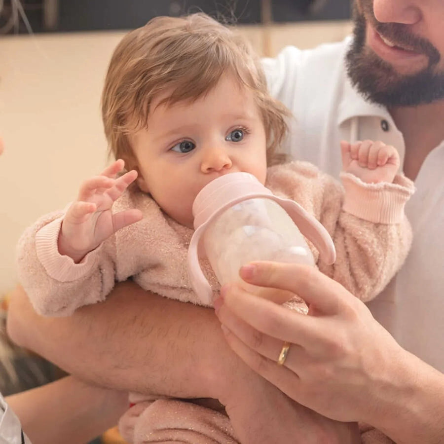 Mamajoo Training Cup with Handles 6+ months 160ml - Powder Pink - Miu Mau Collectibles