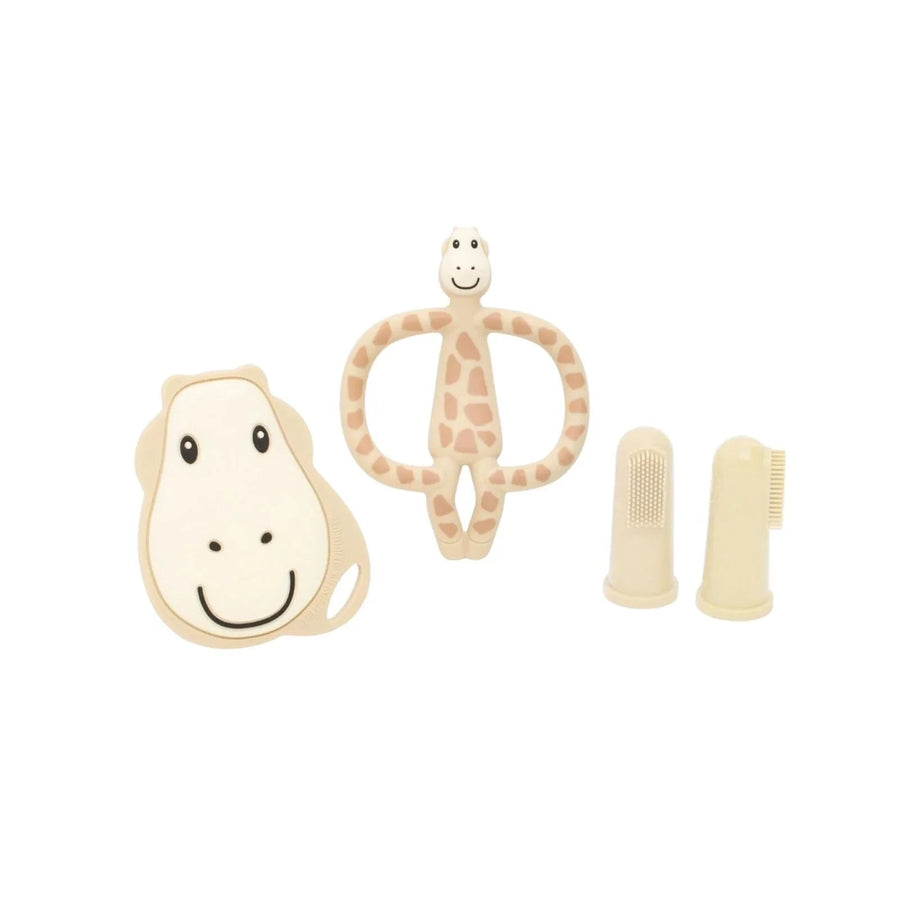 Matchstick Monkey Giraffe Teething Starter Set - Miu Mau Collectibles