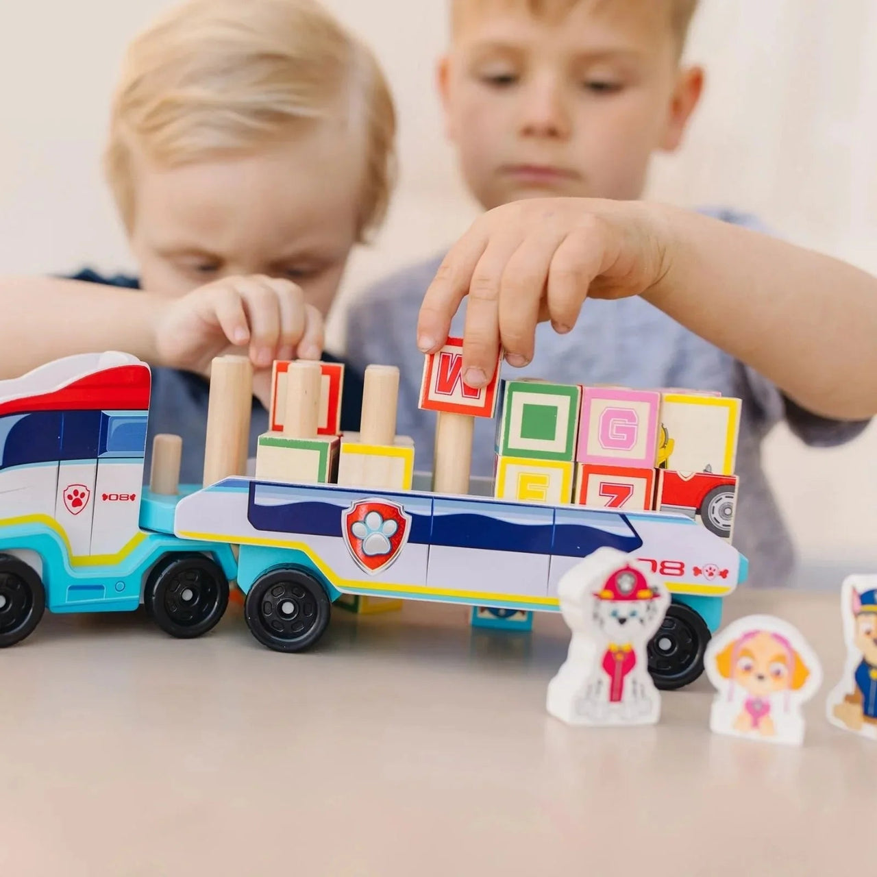 Melissa & Doug Paw Patrol ABC Block Truck - Miu Mau Collectibles