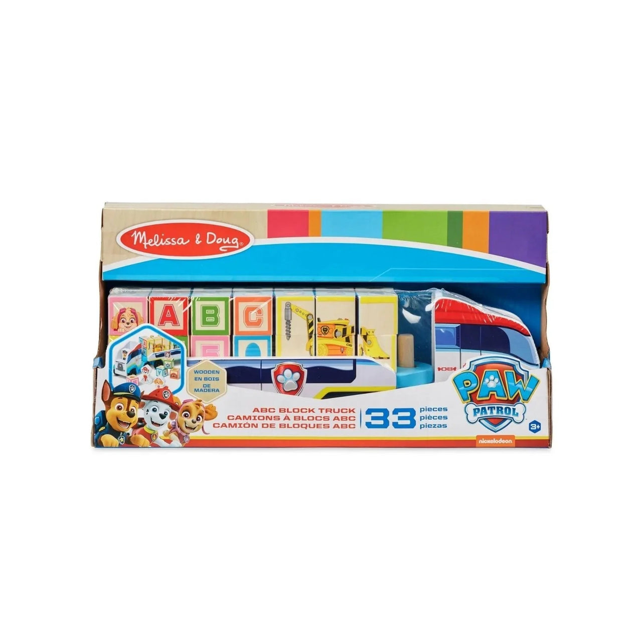 Melissa & Doug Paw Patrol ABC Block Truck - Miu Mau Collectibles