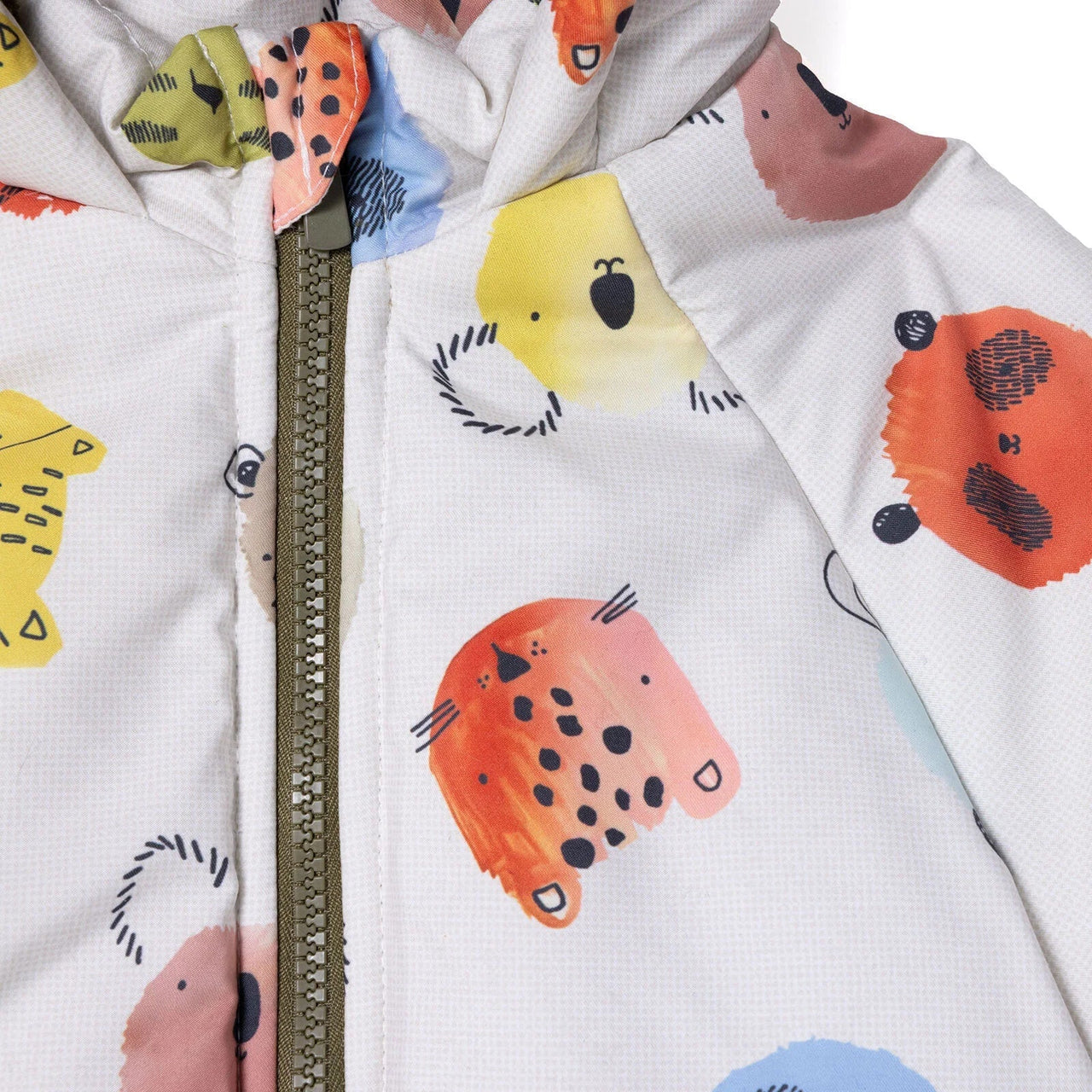 Midimod Coat - Ecru Printed - Miu Mau Collectibles