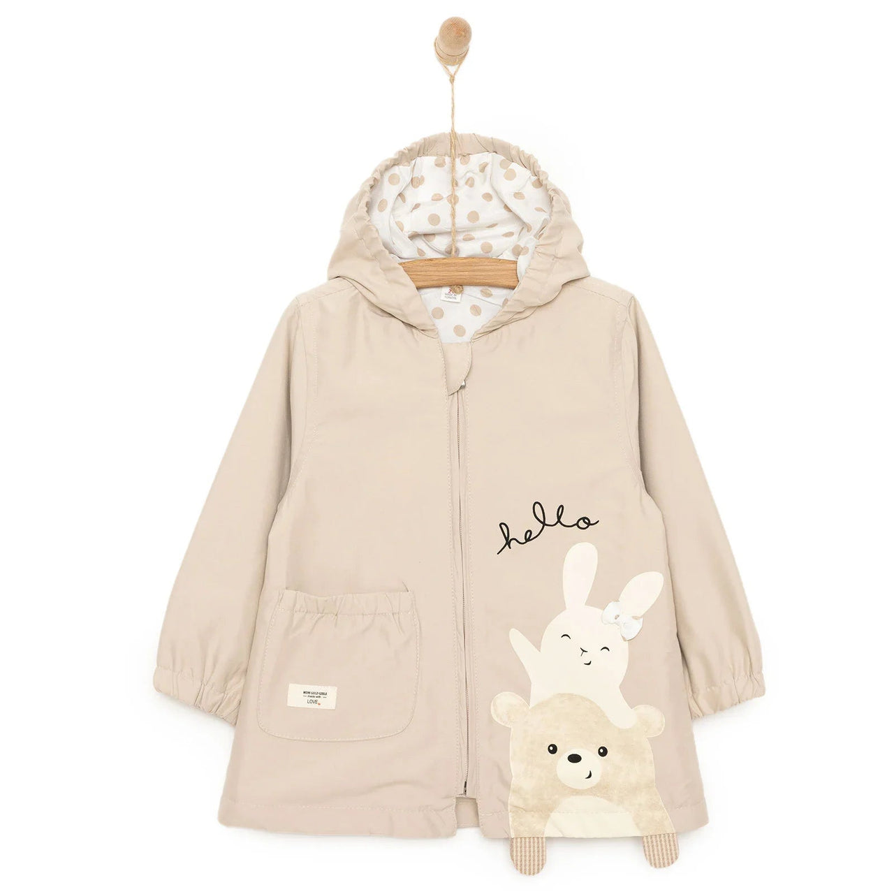 Midimod Girl Raincoat - Beige - Miu Mau Collectibles