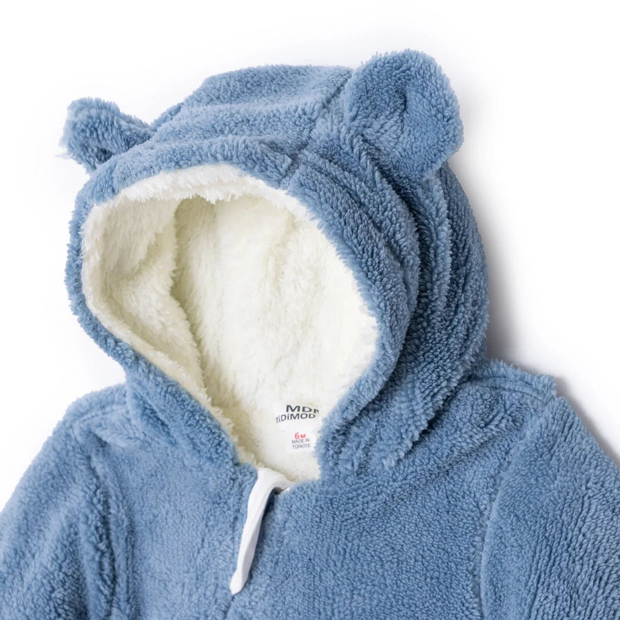 Midimod Newborn Welsoft Footless Jumpsuit - Blue - Miu Mau Collectibles