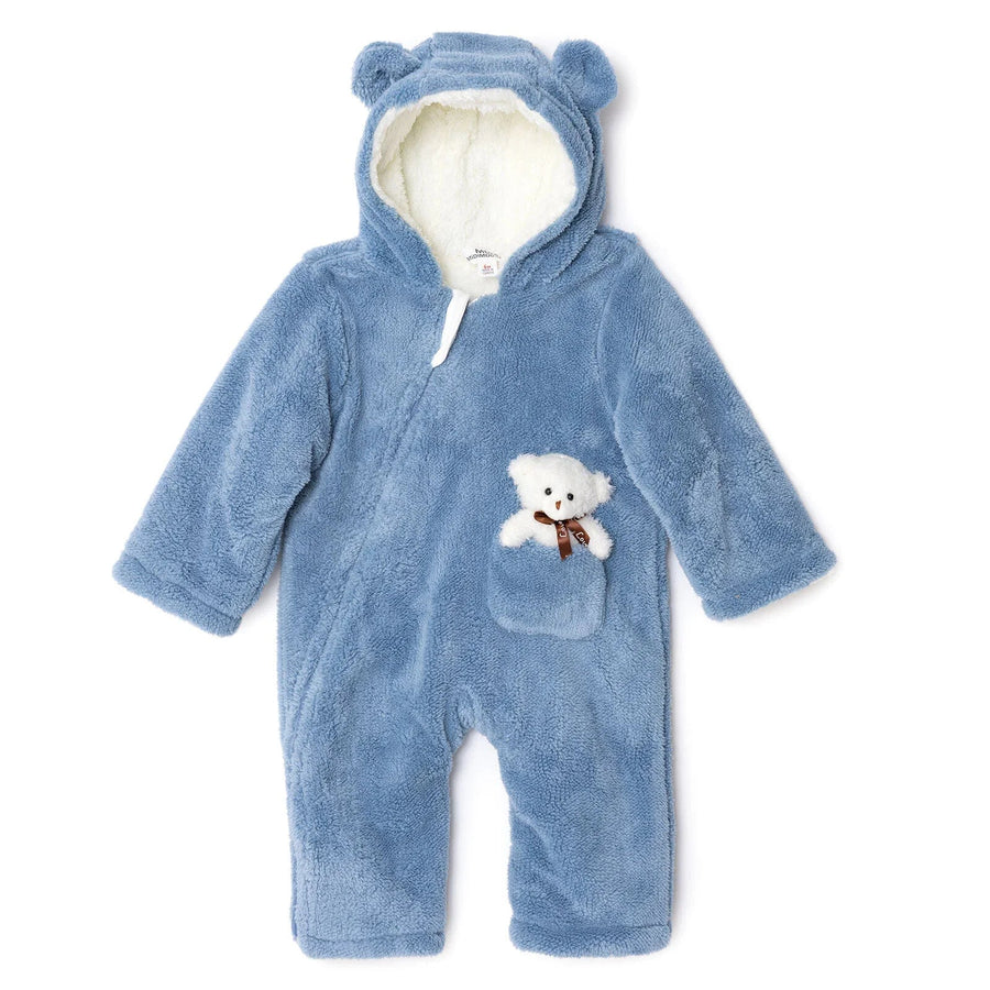 Midimod Newborn Welsoft Footless Jumpsuit - Blue - Miu Mau Collectibles