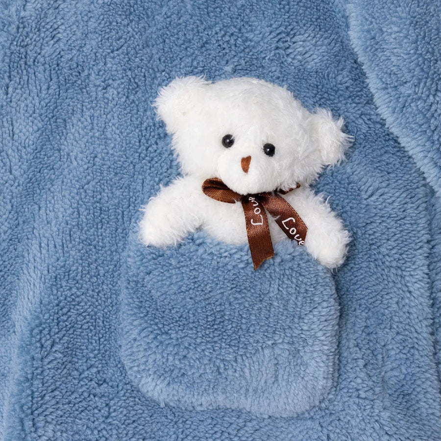 Midimod Newborn Welsoft Footless Jumpsuit - Blue - Miu Mau Collectibles