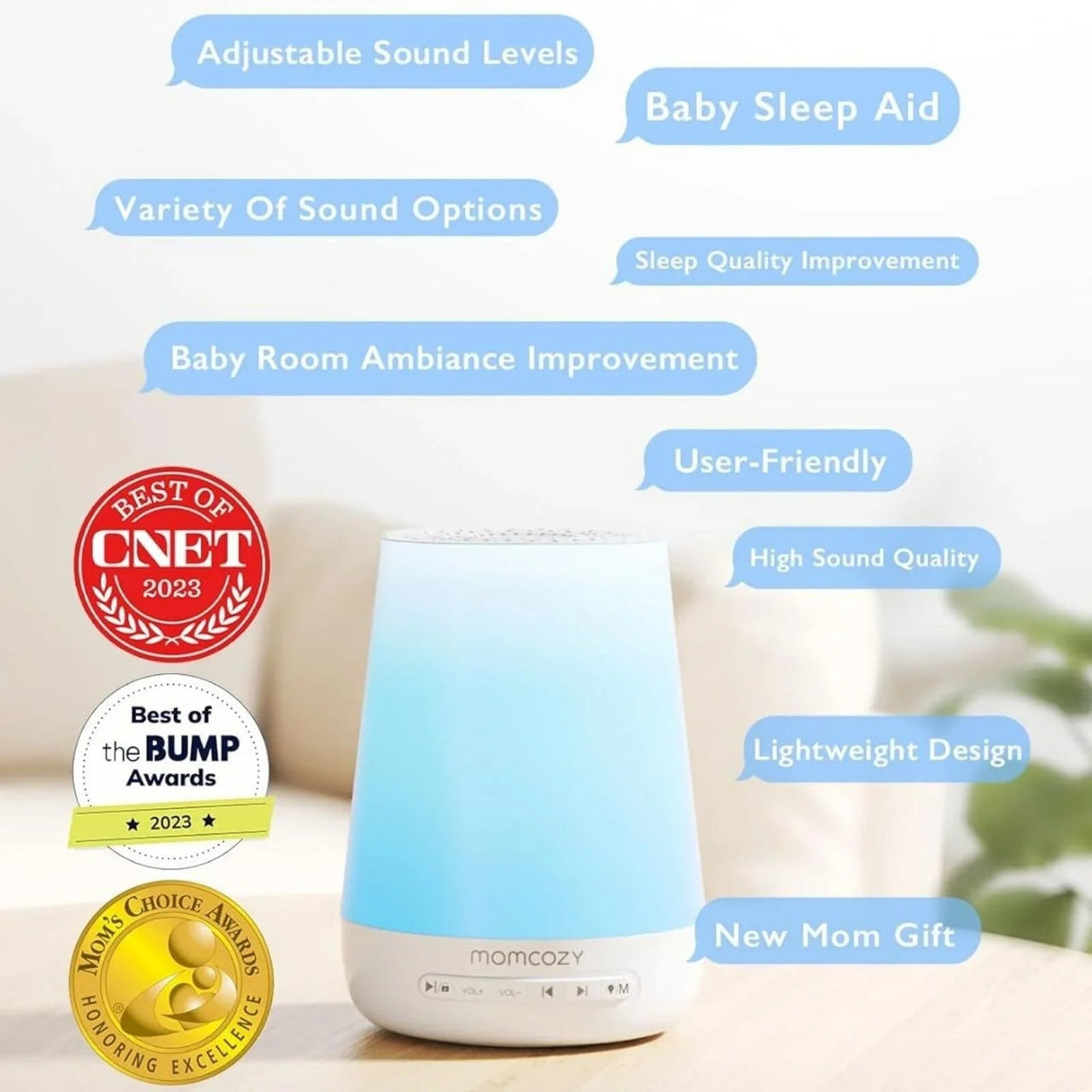 Momcozy White Noise Baby Sound Machine - Miu Mau Collectibles