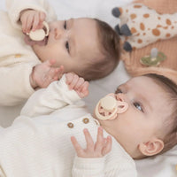 Mooma Clown & Butterfly Soothers 18+ months Pack of 2 - Brownish Purple & Baby Pink - Miu Mau Collectibles