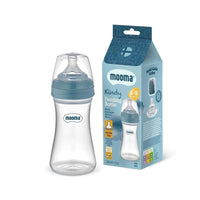 Mooma Kindy Bottle Medium Flow 6 - 18 months 250ml - Ball Blue - Miu Mau Collectibles