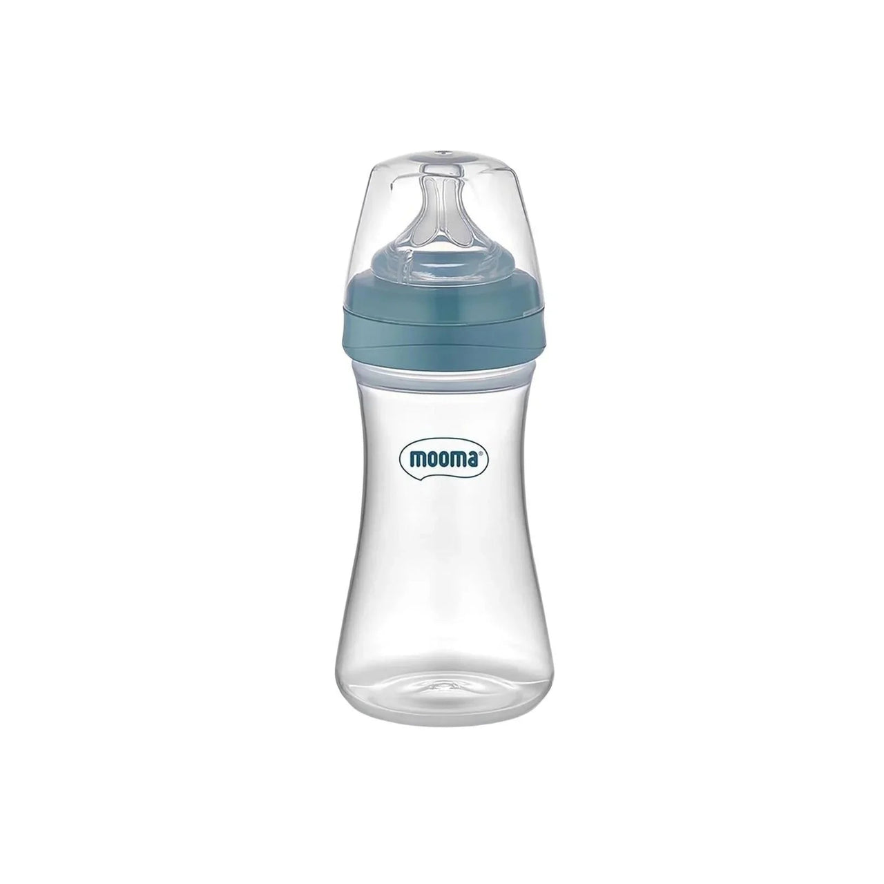 Mooma Kindy Bottle Medium Flow 6 - 18 months 250ml - Ball Blue - Miu Mau Collectibles