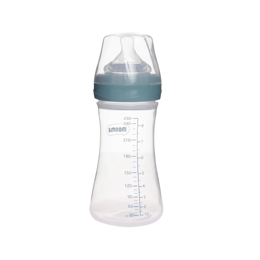 Mooma Kindy Bottle Medium Flow 6 - 18 months 250ml - Ball Blue - Miu Mau Collectibles