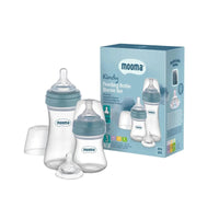 Mooma Kindy Feeding Bottle Starter Set - Ball Blue - Miu Mau Collectibles