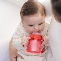 Mooma Kindy Learner Bottle 200ml - Red - Miu Mau Collectibles