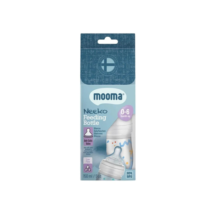 Mooma Neeko Bottle Slow Flow 0 - 6 months 150ml - Confetti - Miu Mau Collectibles