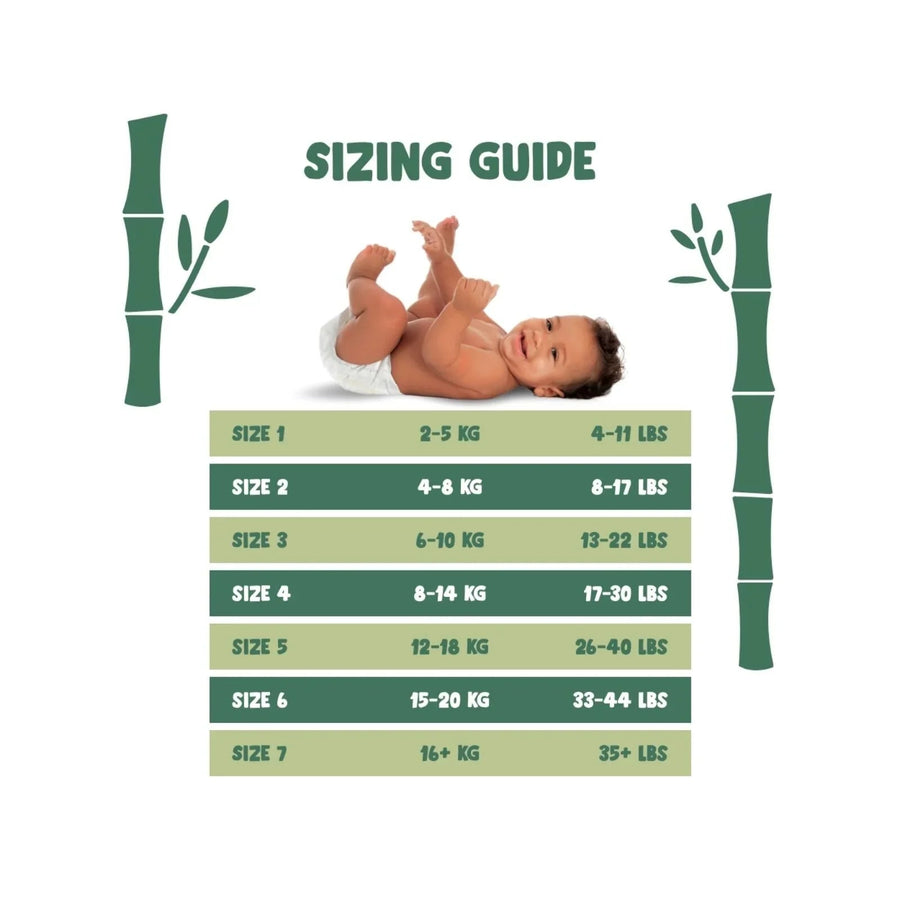 Naty Bamboo Viscose Baby Nappies Size 2 - 22 nappies - Miu Mau Collectibles