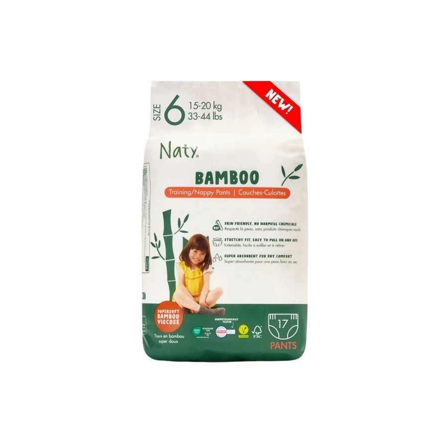 Naty Bamboo Viscose Nappy Pants Size 6 - 17 nappies - Miu Mau Collectibles