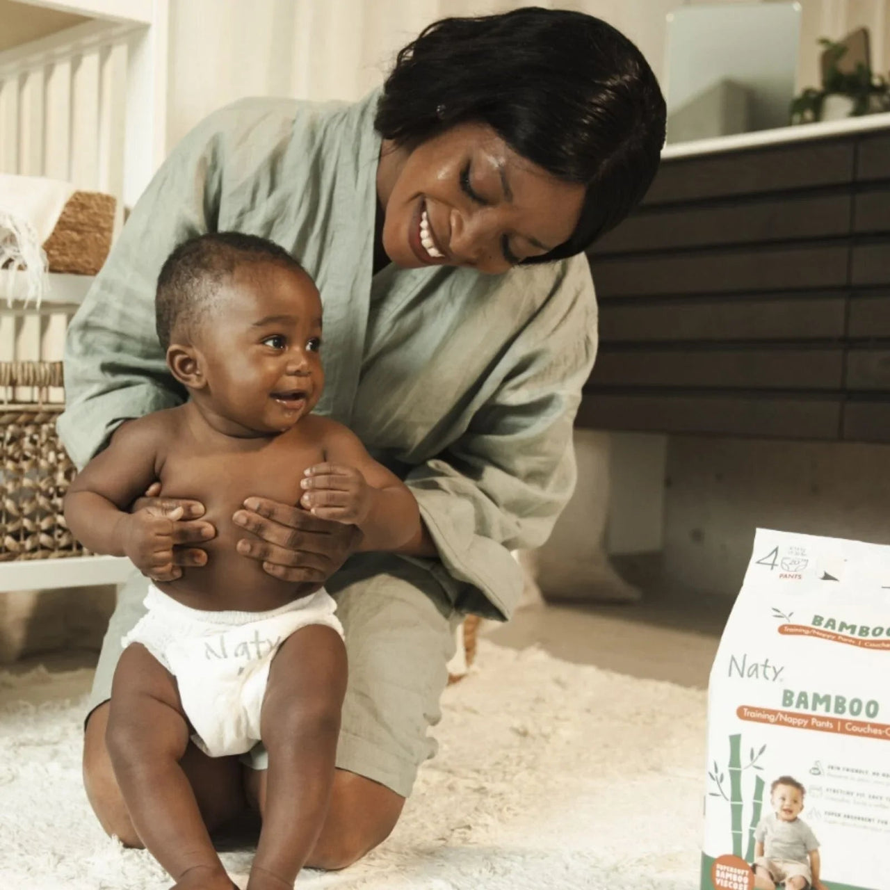 Naty Bamboo Viscose Nappy Pants Size 7 - 16 nappies - Miu Mau Collectibles