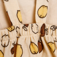 Newborn Bebbek Fruits Printed Dress - Ecru - Miu Mau Collectibles