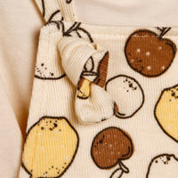Newborn Bebbek Fruits Printed Dress - Ecru - Miu Mau Collectibles