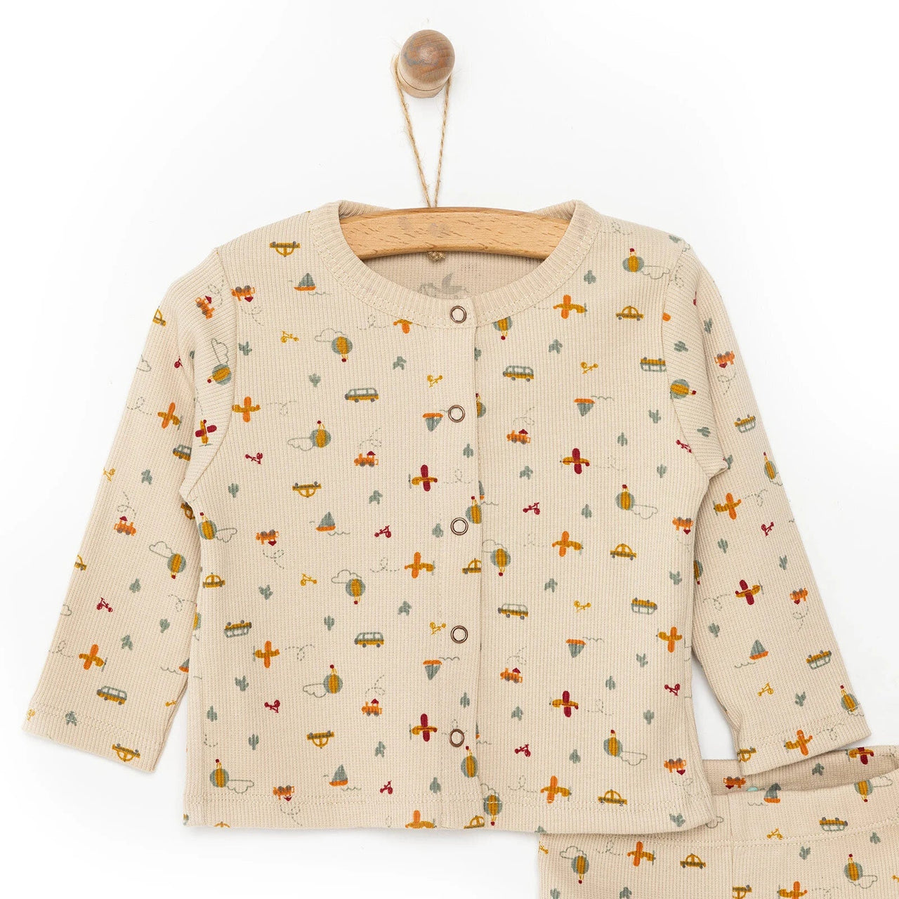 Newborn Fashion Club Sweatshirt - Beige - Miu Mau Baby & Kids Store